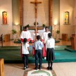 Holy Name of Jesus Students in Church